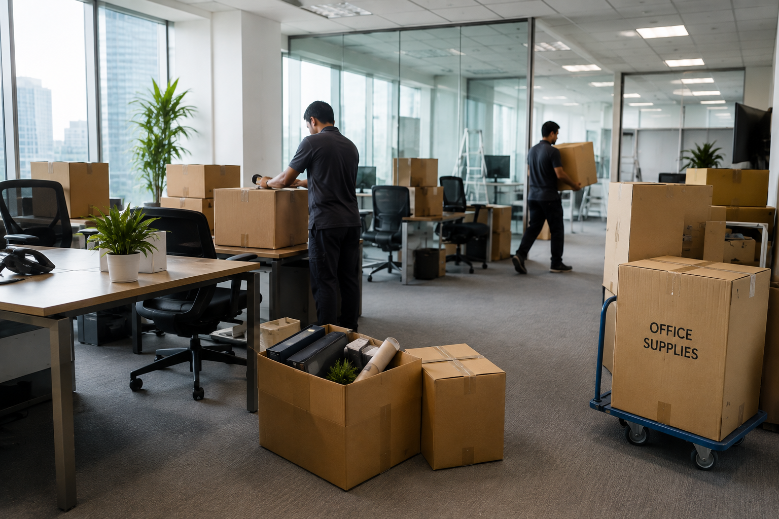 Office Relocation Services by Kajariya Packers and Movers in Bangalore